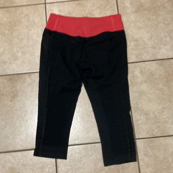 Nike Dri-Fit black with pink top workout joggers - Picture 2 of 4